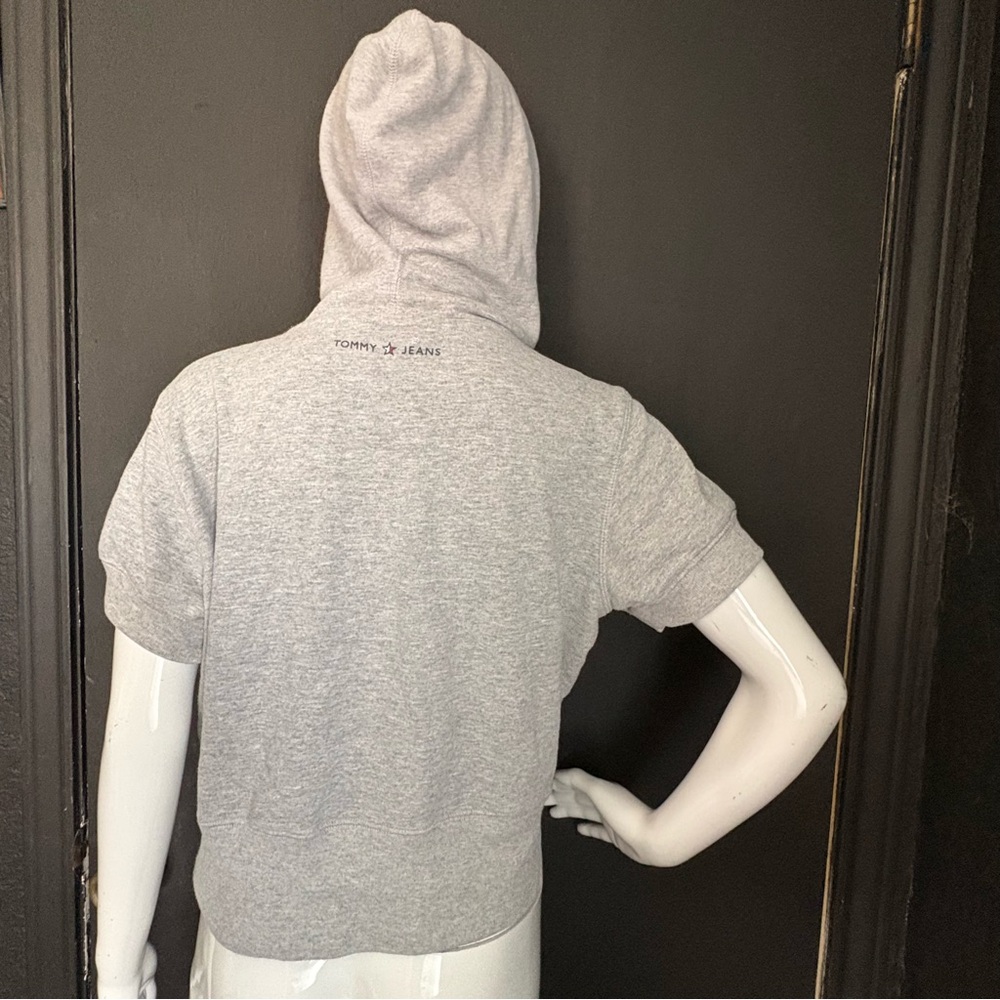 Vintage 1990’s Tommy Hilifigure zip up Hoodie Top Blouse Shirt Cotton - Picture 4 of 14